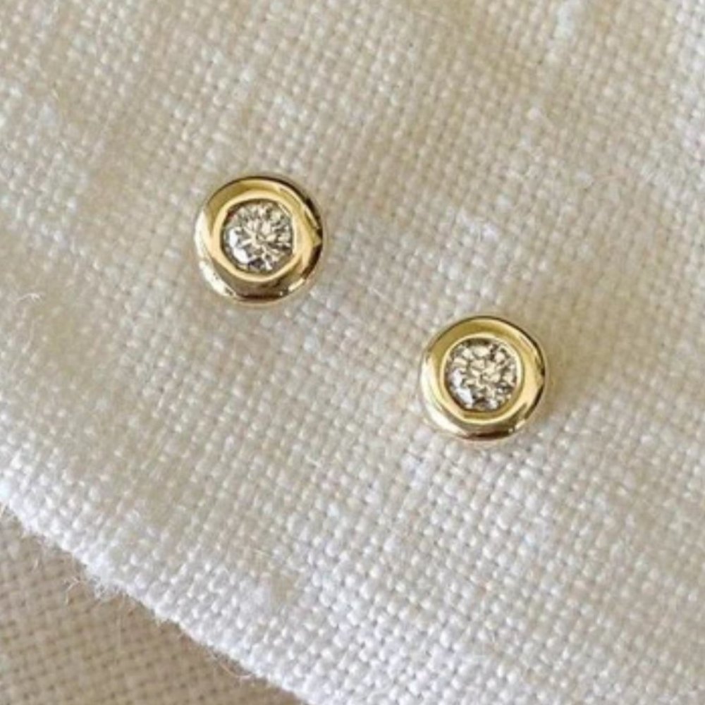 Mini Diamond Studs (never worn)